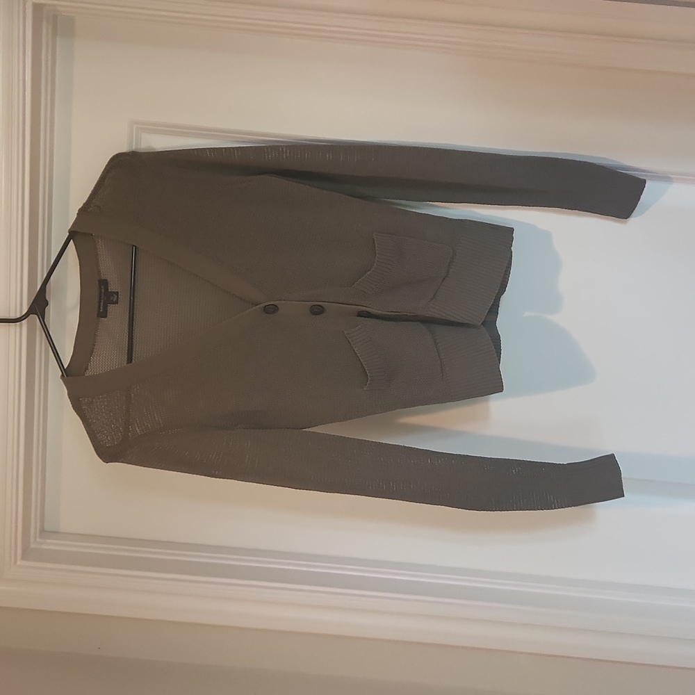Banana Republic olive green cardigan